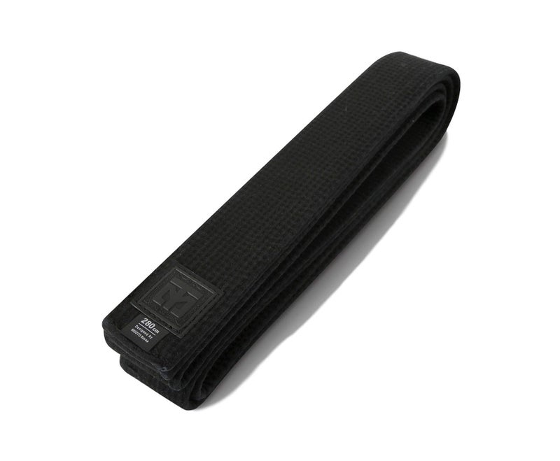 MOOTO Korea Taekwondo DO Black Belt Width 5cm Double Wrap Martial Arts TKD Judo Karate (Length 320cm(10.49ft)) - Image 1