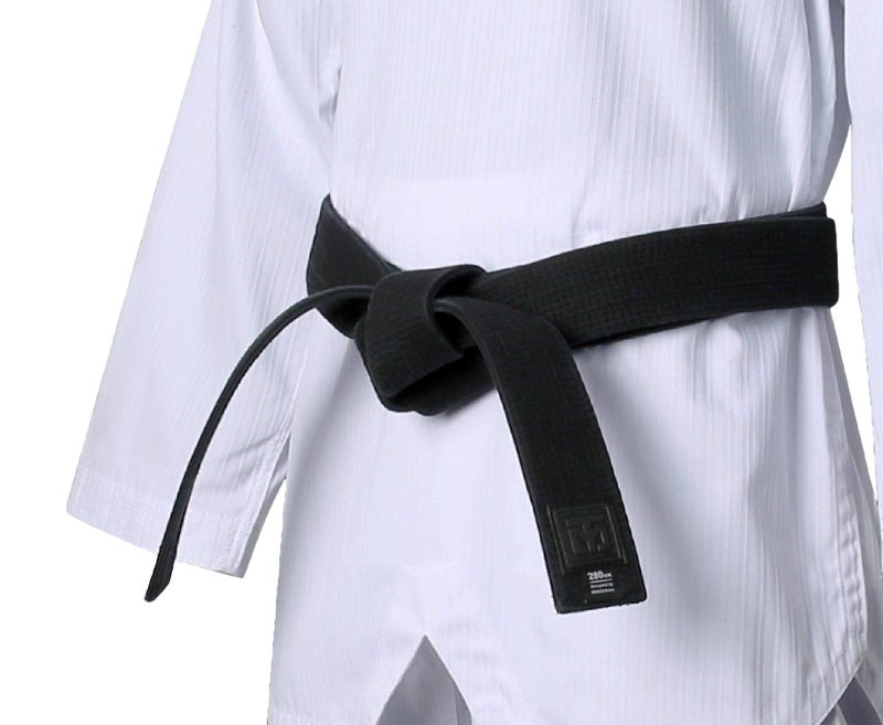 MOOTO Korea Taekwondo DO Black Belt Width 5cm Double Wrap Martial Arts TKD Judo Karate (Length 320cm(10.49ft)) - Image 5