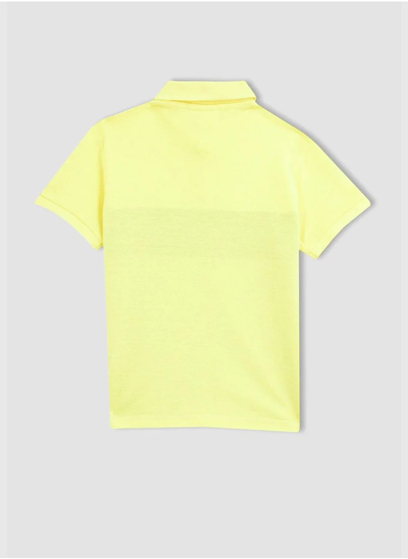 DeFacto Regular Fit Short Sleeve Colour Block T-Shirt