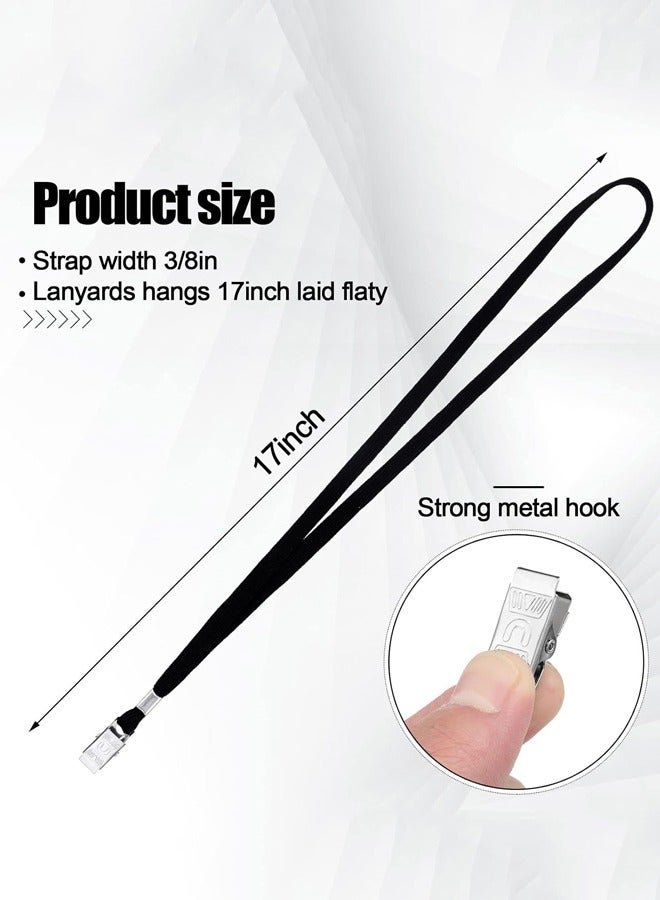 10 Card Holders with Ropes Card Holder Set Badge Holder Lanyard Card Holder ID Badge Holder Office Card Holder - Image 5