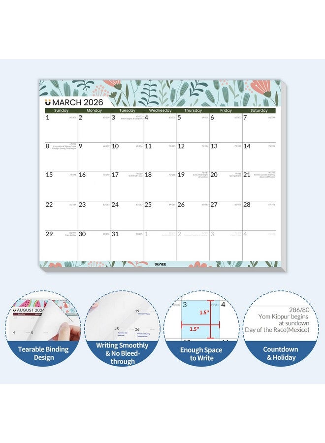 SUNEE 2024-2025 Magnetic Calendar For Refrigerator (8.5" X11") From Now To June 2027 Wall Calendar, Fridge Calendar 3 Year Planner For Refrigerator Or Whiteboard, Seasons Color - Image 4