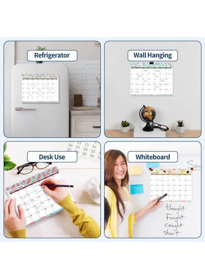 SUNEE 2024-2025 Magnetic Calendar For Refrigerator (8.5" X11") From Now To June 2027 Wall Calendar, Fridge Calendar 3 Year Planner For Refrigerator Or Whiteboard, Seasons Color - Image 2