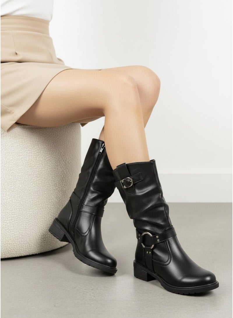 فيبراندا بوت عملي بتصميم أنيق يجمع بين الراحة والشكل العصري - Image 1