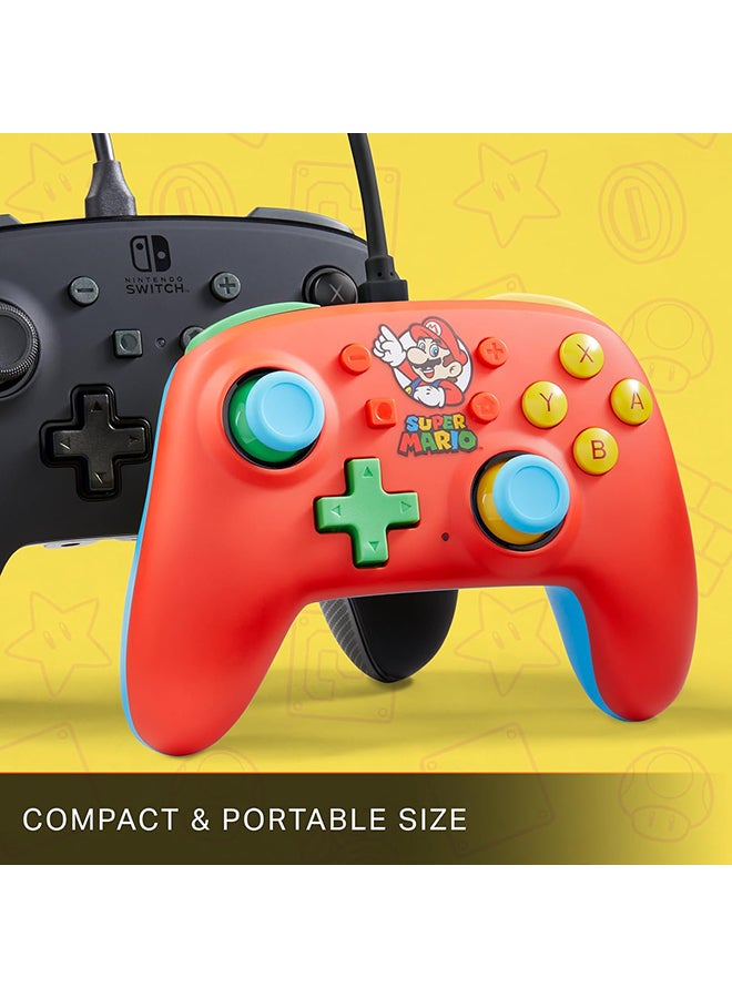 PowerA Nano Wired Controller for Nintendo Switch - Mario Bros., Comfortable Ergonomics, Officially licensed for Nintendo Switch and Nintendo Switch Lite - Image 3