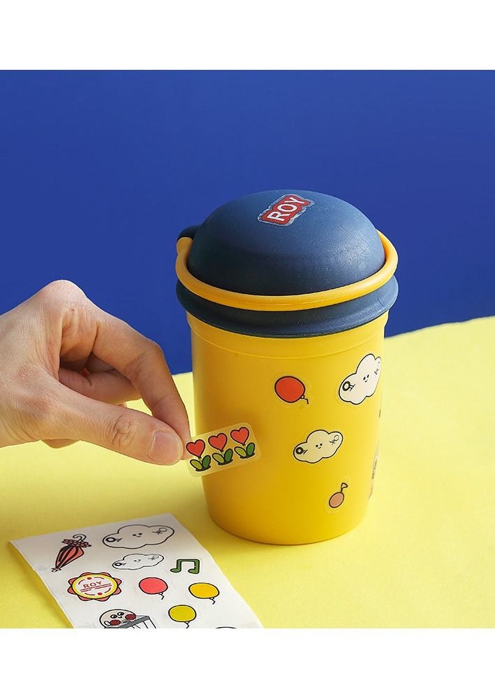 althiqahkey - 300ml Portable Breakfast Drink Milk Cup Oatmeal Cup Includes portable thermal bag - Image 1