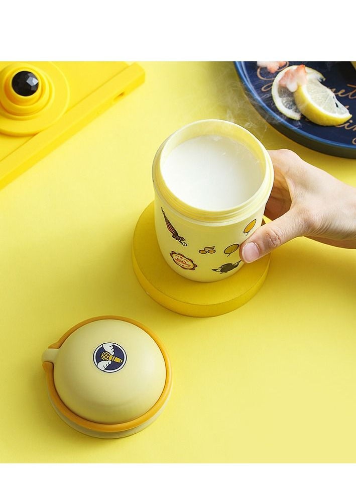 althiqahkey - 300ml Portable Breakfast Drink Milk Cup Oatmeal Cup Includes portable thermal bag - Image 1