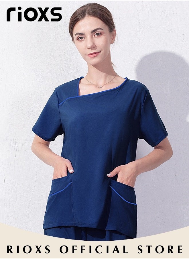 Unisex Medical Uniform Scrubs for Women And Men Scrubs Set Medical Scrubs Short Sleeve Top and Pants - pzsku/ZD862A345170027C10606Z/45/_/1714460843/a099a93a-3c9b-4285-b72c-b2ec7b6f169b