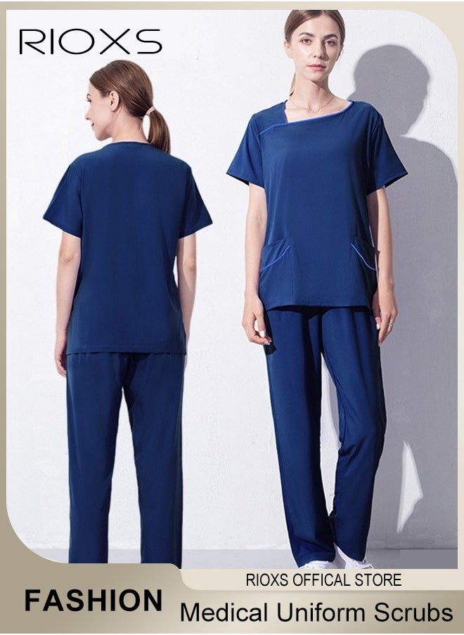 Unisex Medical Uniform Scrubs for Women And Men Scrubs Set Medical Scrubs Short Sleeve Top and Pants - pzsku/ZD862A345170027C10606Z/45/_/1726027260/21df281e-9ea7-4b1a-ae67-b90f62da045b