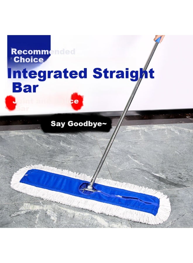 Yessel Yizhixuan Commercial Large Dust Mop, Flat Mop, 110cm Wooden Floor Tile Cleaning Mop, Cotton Yarn Floor Mop, Reinforced Version - Image 1