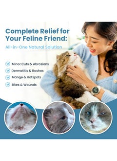 ResQ Organics Cat Paw Balm Cat Cream 4 oz: Hot Spot Treatment for Cats Dermatitis, Mange Treatment, Cat Itchy Skin Relief for Dry Skin, Pet Wound Care, Natural Allergy Relief with Manuka Honey, Aloe Vera, Vitamin E  - Image 4