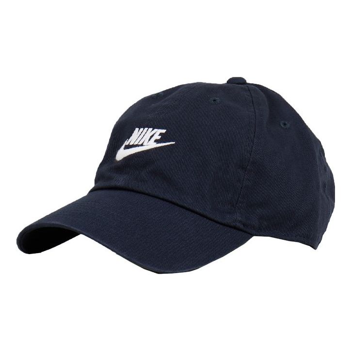 Nike Sportswear Heritage86 Futura Washed Cap 'Obsidian' - Image 1