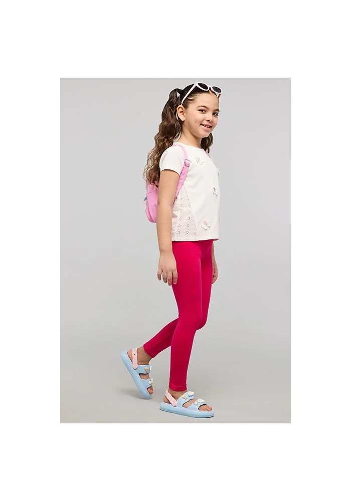 R&b Solid Leggings with Elastic Waist
