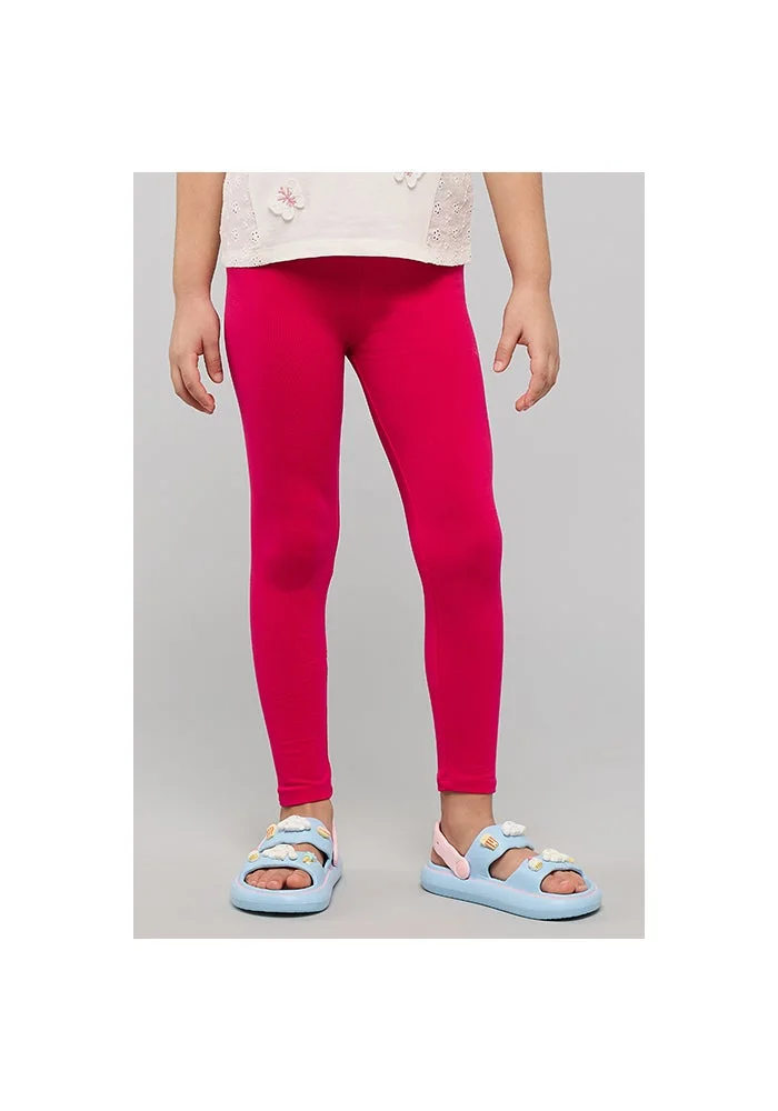 R&b Solid Leggings with Elastic Waist