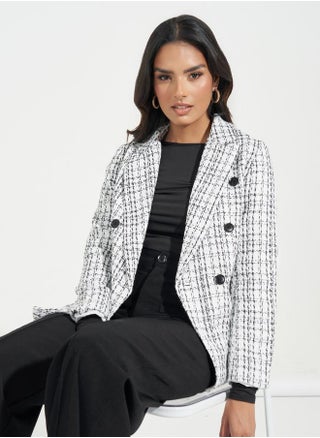 Regular Fit Double Breasted Tweed Blazer - pzsku/ZD8631E0CFAEFB4D935FEZ/45/_/1732177943/fd292a6e-71e9-416d-9502-352fae236836