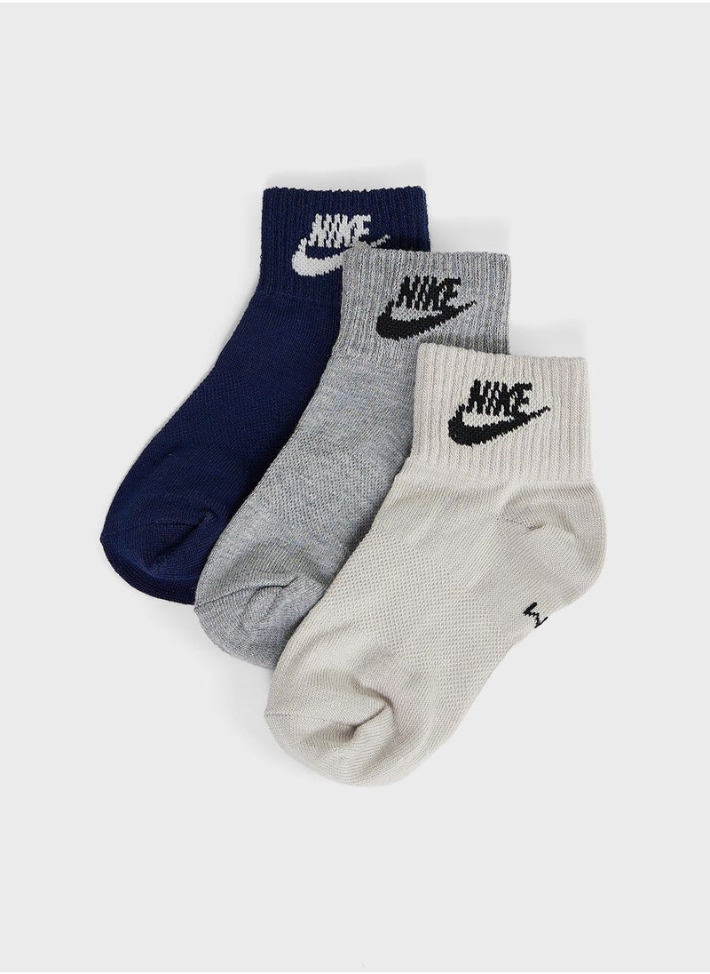 Nike - 3 Pack Nsw Everyday Essential Ankle Socks - Image 1