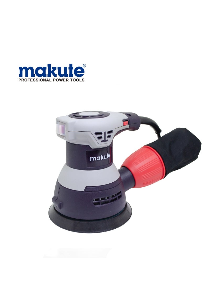 makute - High-Performance 350W Orbital Sander with Efficient Ideal For Paint/Varnish/Cleaning Glass/Removing Rust OS005 - Image 1