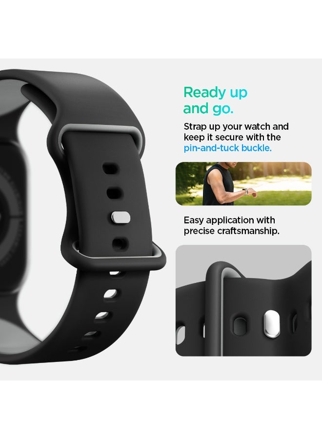 Spigen Nano Pop Apple Watch Band for Apple Watch Ultra 3/2/1 49mm, Series 11/10 46mm, 9/8/7 45mm, SE2/SE/6/5/4 44mm, 3/2/1 42mm Adjustable Loop Strap - Blackberry Sesame - Image 5