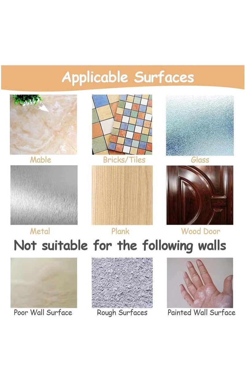 5pack Bulletin Flat Noodles, Felt Nails with 50 Thumbtacks Flat Noodles, Self-Adhesive Felt Bulletin Board, For Office, School, Home Wall Decoration, For Pasting Notes, Photos, Schedules, Organization Memos, Photos, Display - Image 5