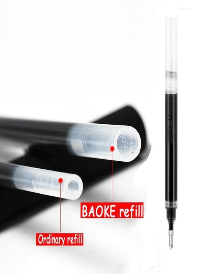 BAOKE 1.00mm Smooth Gel REFILL BLACK (PACK OF 6) - Image 2