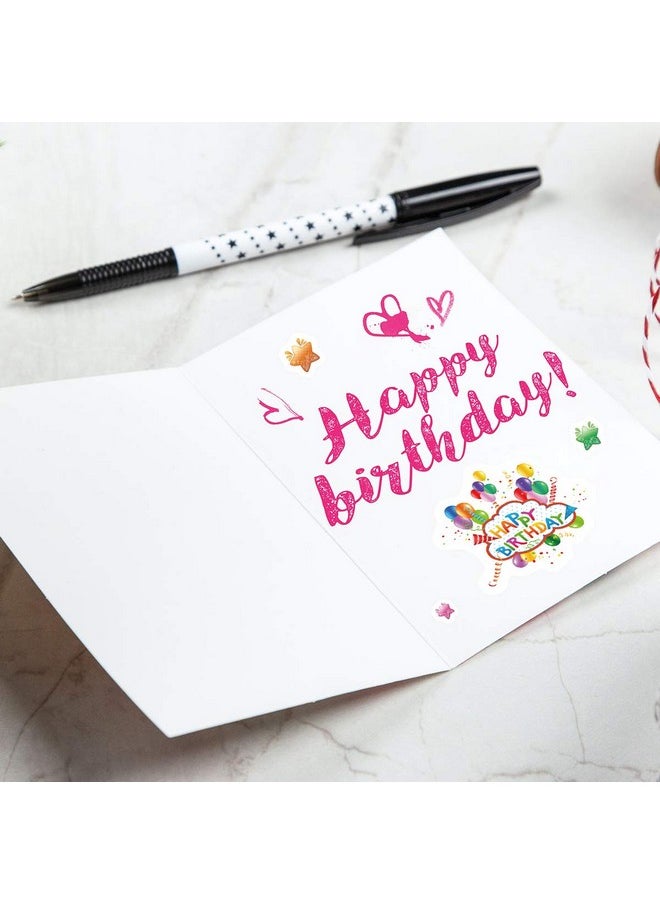 ceiba tree - Happy Birthday Stickers 10 Sheets 300 Pcs For Kids Party Home Classroom Decoration - Image 1