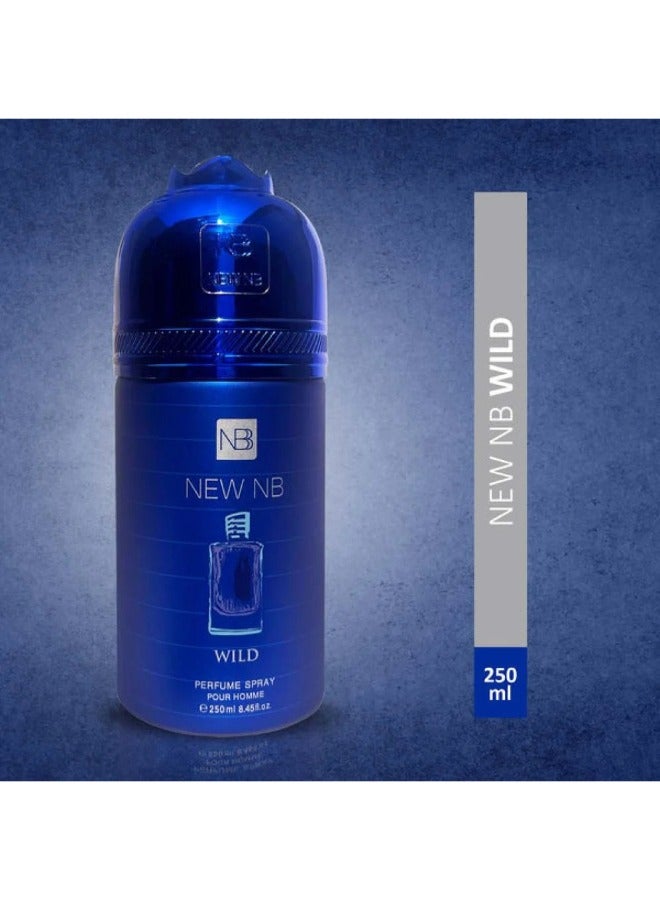 NEW NB Unbranded Wild Deodorant Perfume pour homme - 250ml - Image 2