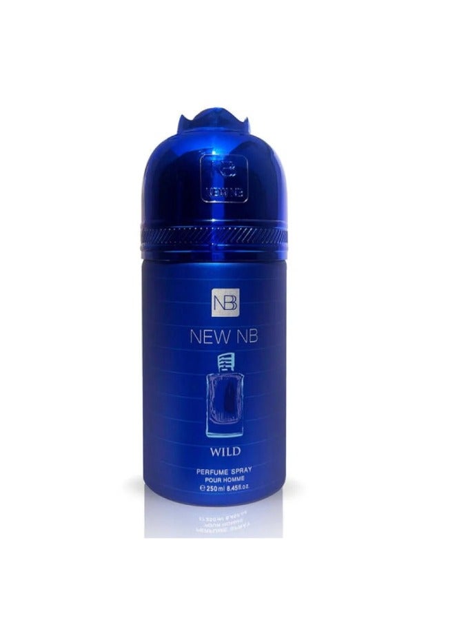 NEW NB Unbranded Wild Deodorant Perfume pour homme - 250ml - Image 1