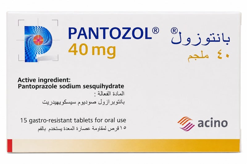 Pantozol 40 mg Pantoprazole Tablets 15 Count