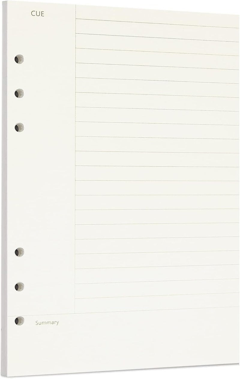 Stable inert material 1 Pack A5 45 Sheets/90 Pages Connell Loose Leaf Punched Paper Refills Paper for 6 Hole Binder Personal Organizer Diary Notebook Refillable Planner Stable base - Image 1
