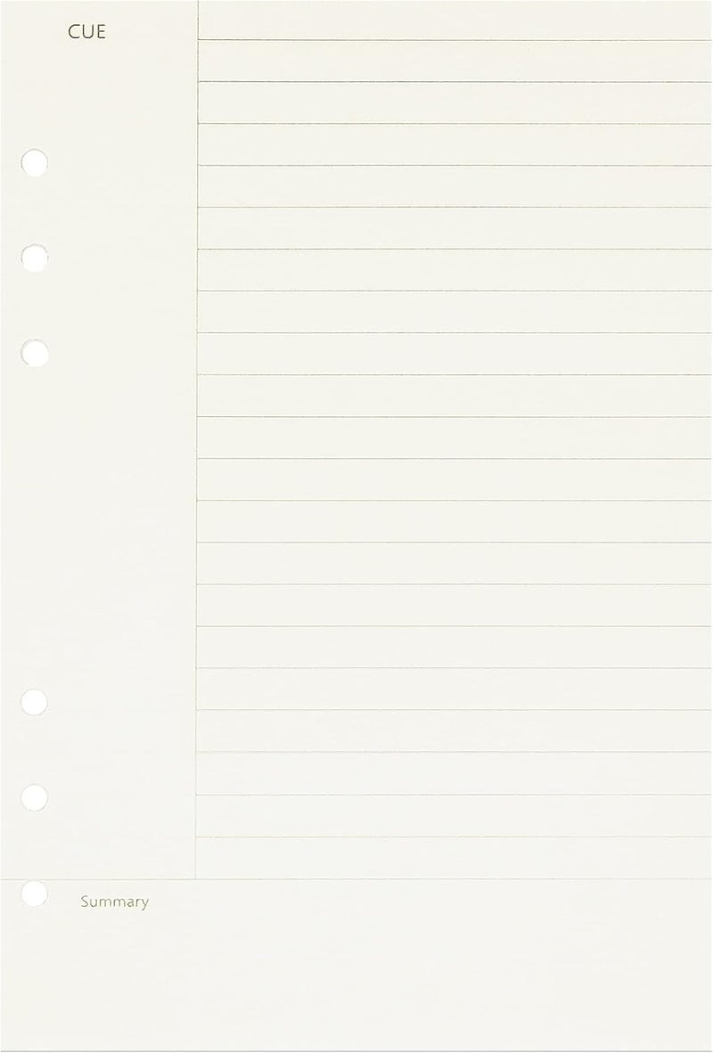 Stable inert material 1 Pack A5 45 Sheets/90 Pages Connell Loose Leaf Punched Paper Refills Paper for 6 Hole Binder Personal Organizer Diary Notebook Refillable Planner Stable base - Image 2