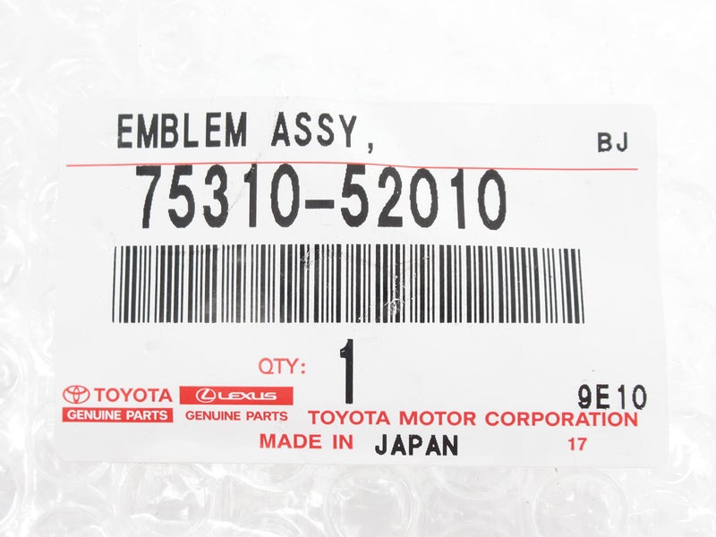 TOYOTA 75310-52010 Radiator Grille Emblem - Image 3