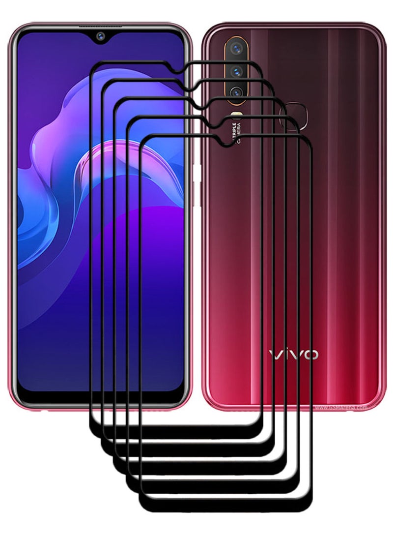 ACLIX 5 Pieces Antistatic ESD Dustproof Premium Quality High Definition Tempered Glass Screen Protector Designed For vivo Y12 - Image 1