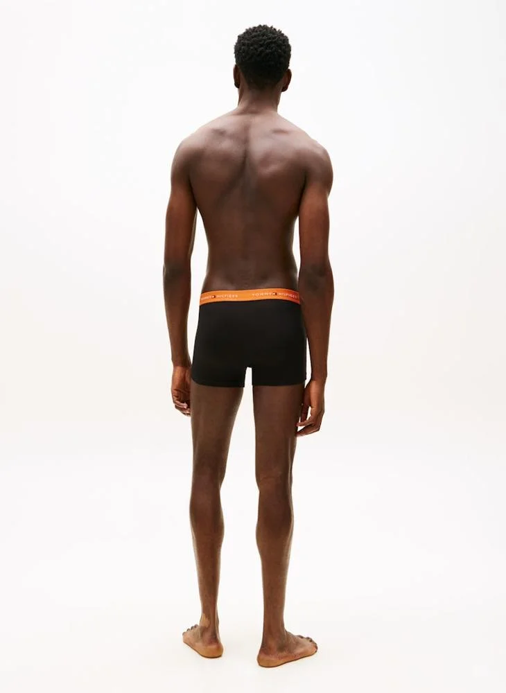 Tommy Hilfiger  3-Pack Signature Repeat Logo Waistband Trunks for Men | Best Price UAE