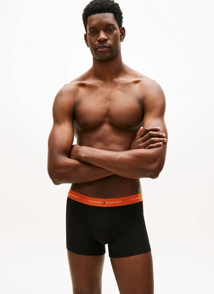 TOMMY HILFIGER 3-Pack Signature Repeat Logo Waistband Trunks