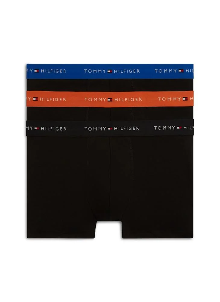 TOMMY HILFIGER 3-Pack Signature Repeat Logo Waistband Trunks