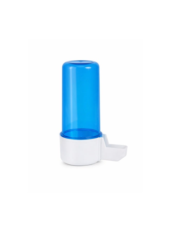 Maker Jumbo 350ml Bird Water Drinker and Feeder - Automatic Gravity Dispenser for Finches and Canaries - Blue - Image 1