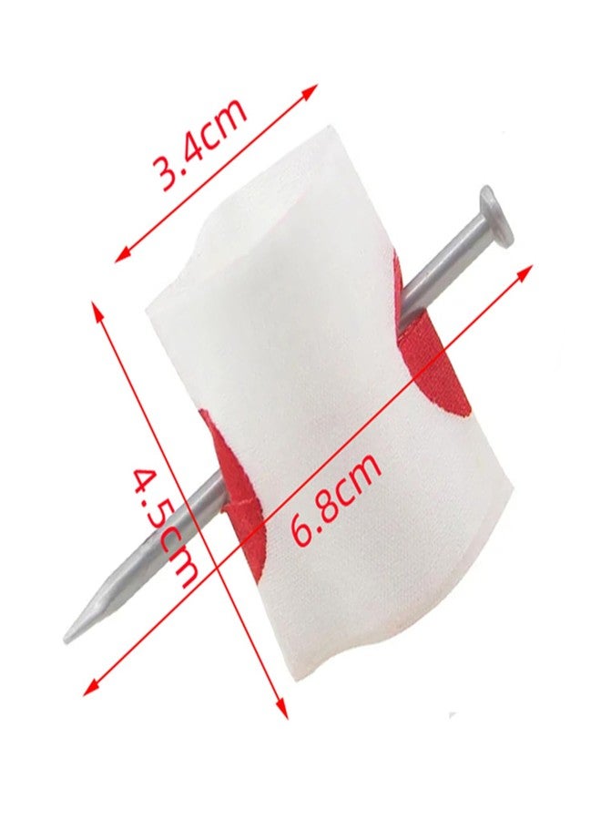 Dzrige 10 Pcs Halloween Nail Through Finger Prank Bloody Nail Through Finger Fake Nail Through Finger Funny Finger Nail Toy for April Fool's Day Halloween Party Favor - Image 3