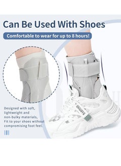 Bukela 1 Pack Ankle Stabilizer Brace Arch Support for Plantar Fasciitis Relief Foot Heel Pain Sprain Basketball Football  - Image 2