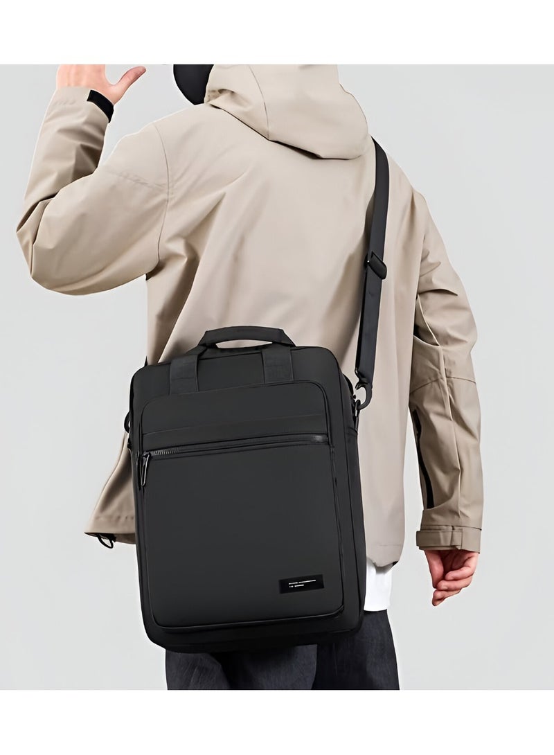 BIGTHREE Men's Handbags Shoulder Bags, Small Bag for Men, Cross Body Bags, Travel Shoulder Bag, Cross Body Phone Bag, Casual Shoulder Bag, with Adjustable Shoulder Strap and Compartmen - Image 3