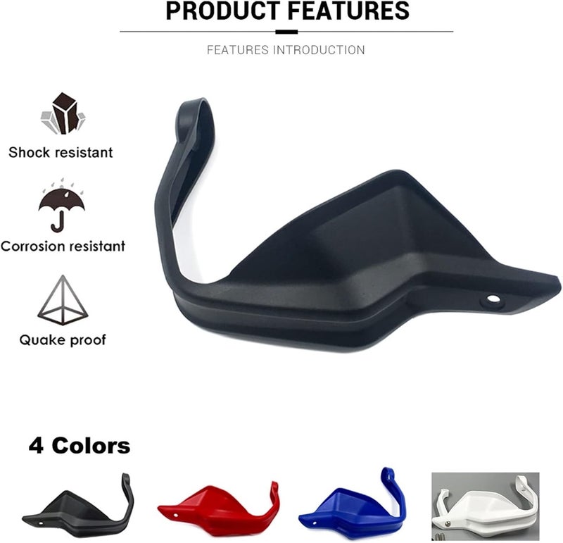 QASULER Motorcycle Handguard Extensions for BMW R 1250 GS - Image 3