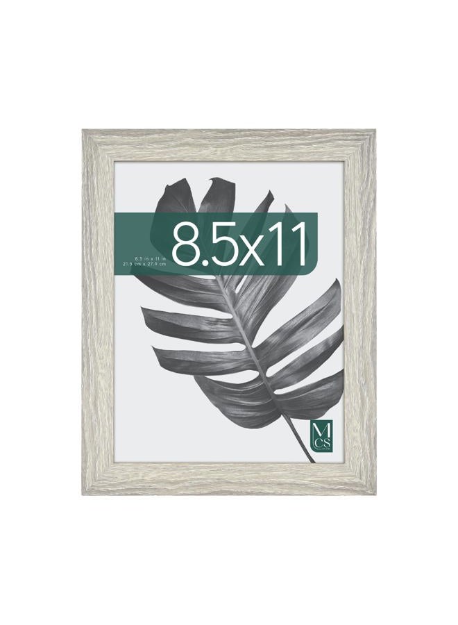 MCS Studio Document Frame, Gallery Wall Frame Fits 8.5 x 11 Diplomas, Documents & Certificates, Gray Woodgrain, Single - Image 1
