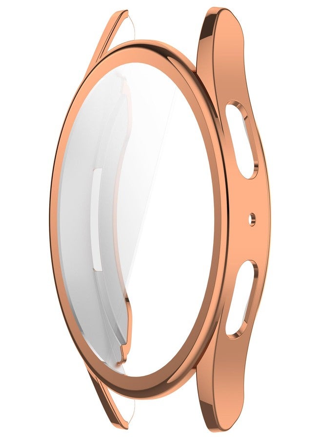 Yrzper Compatible with Samsung Galaxy Watch 7 44mm 40mm Screen Protector, Full Protection Soft TPU Case Cover, Anti Scratch Protective Shell Bumper Case Cover for Women Man (Gold Rose Gold, 40mm) - Image 5