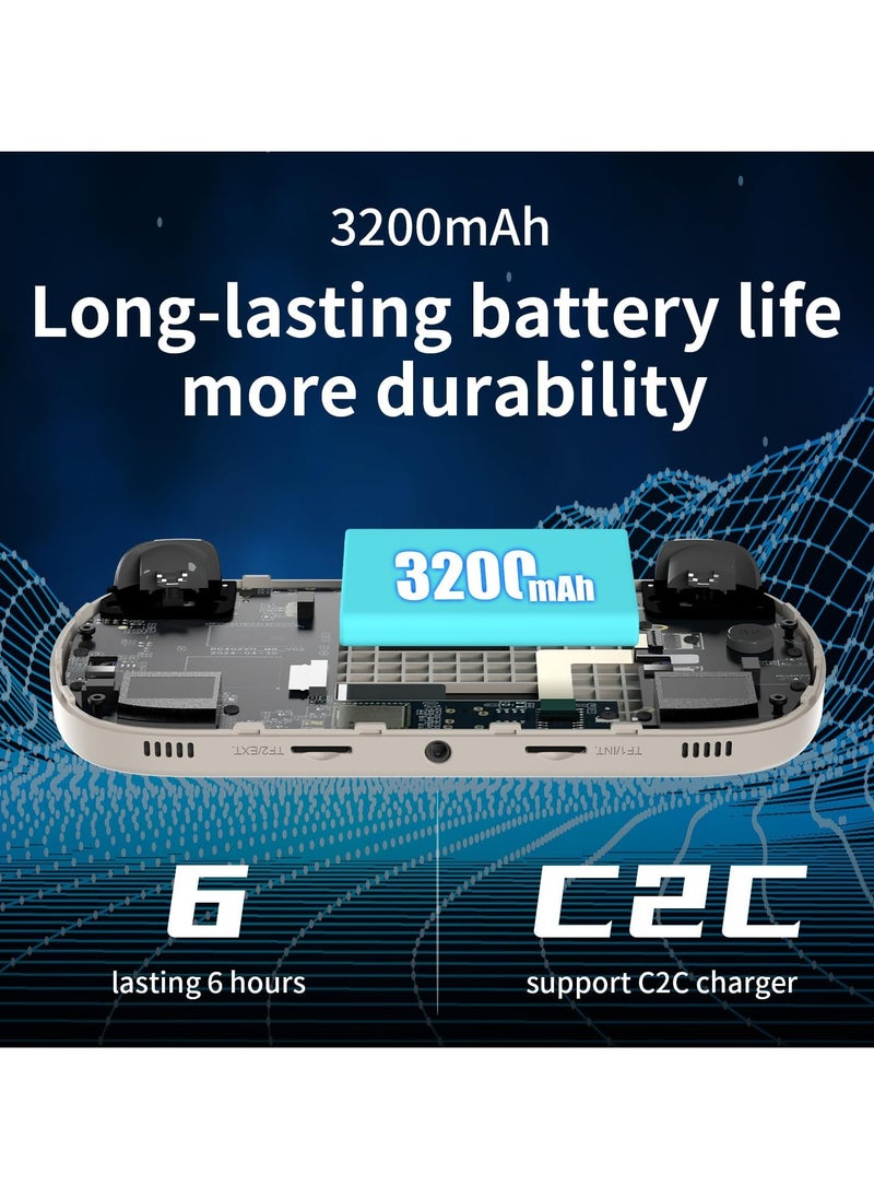 ANBERNIC  RG40XX H Retro Handheld Game Console, 4.0 Inch IPS Screen Linux System Built-in 64G TF Card 5488 Games Support HDMI TV Output 5G WIFI Bluetooth 4.2  - Image 3