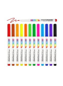 Y&D Dry Erase Markers, Fine Tip Whiteboard Assorted Colors 12 Pack  - Image 1