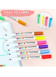 Y&D Dry Erase Markers, Fine Tip Whiteboard Assorted Colors 12 Pack  - Image 5