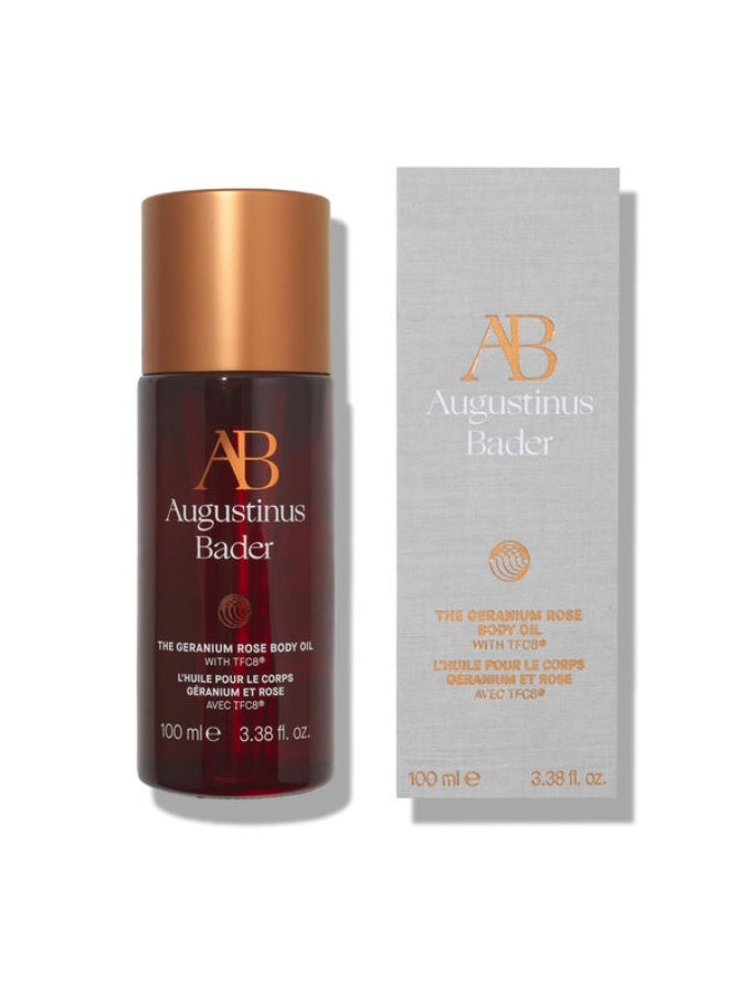 أوجستينوس بادر زيت الجسم بالورد والغرنوق من أوغسطينوس بدر 100 مل - Image 1