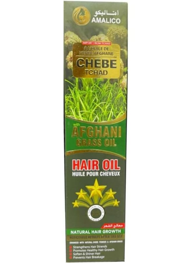 AMALICO Chibi Chad Afghan Grass Natural Hair Growth Oil (Afghan Grass 250ml - Image 3