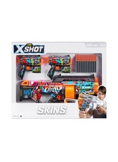 ZURU X-Shot - Skins Mix Combo Pack Last Stand And 2Pk Flux  - Image 1