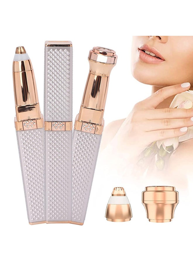 Facial Hair Removal for Women, 2 In 1 Eyebrow Epilator Eyebrow Trimmer Body Hair Groomers Electric Hair Remover for Eye Brows Hair Removal Lip Hair Shaver Facial Hair Removal - Image 2