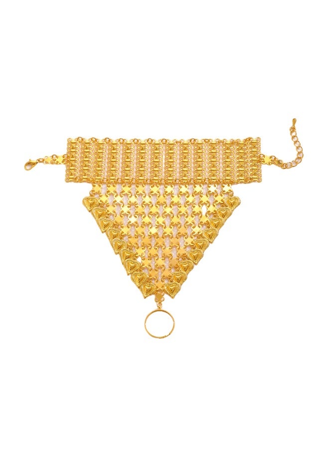 Nariele سلسلة أصابع عصرية ريترو على ظهر اليد - Image 1