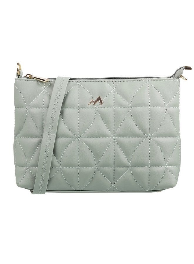 Metro Womens Synthetic Green Zip Top Sling (One Size) - Image 1